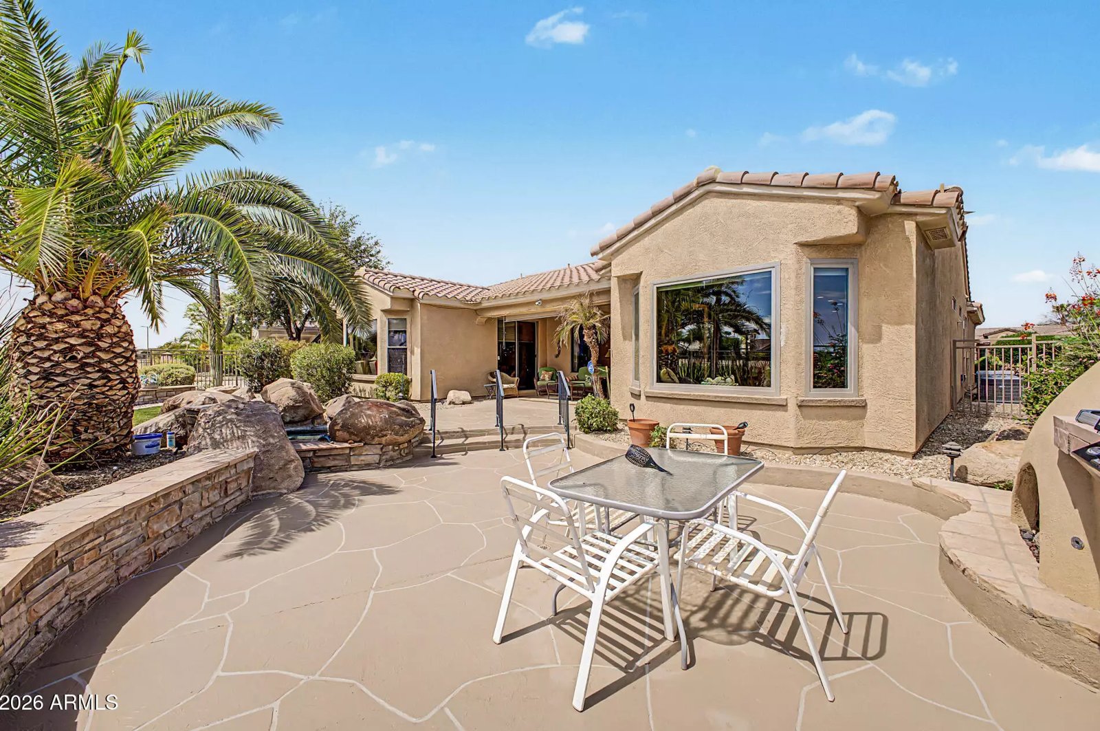 Front courtyard of a brokerage listing in Surprise, Arizona