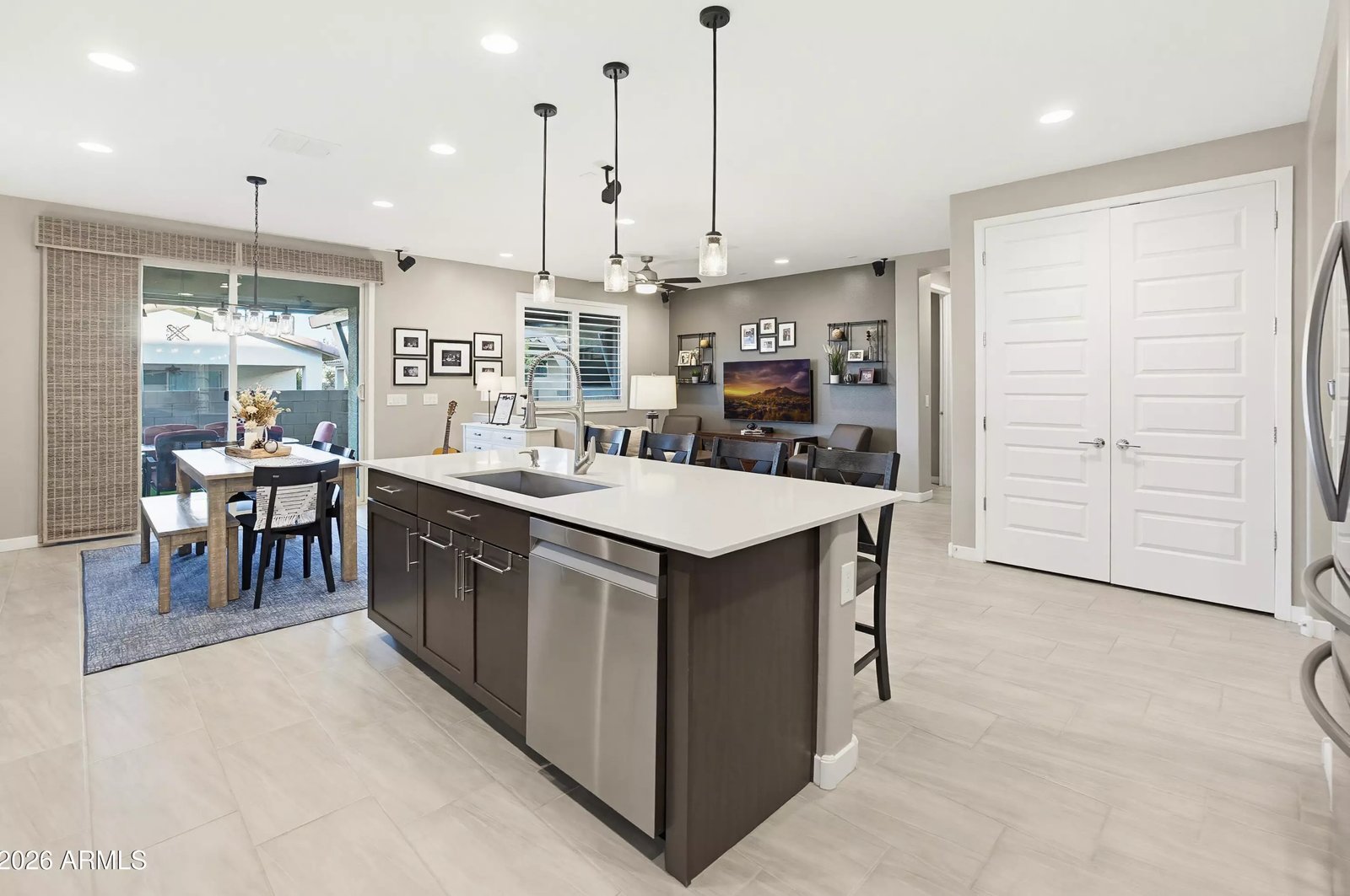 Kitchen and dining area in a Surprise, Arizona brokerage listing