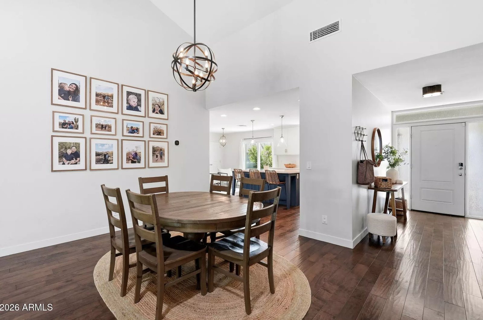 Dining room in a Scottsdale, Arizona brokerage listing