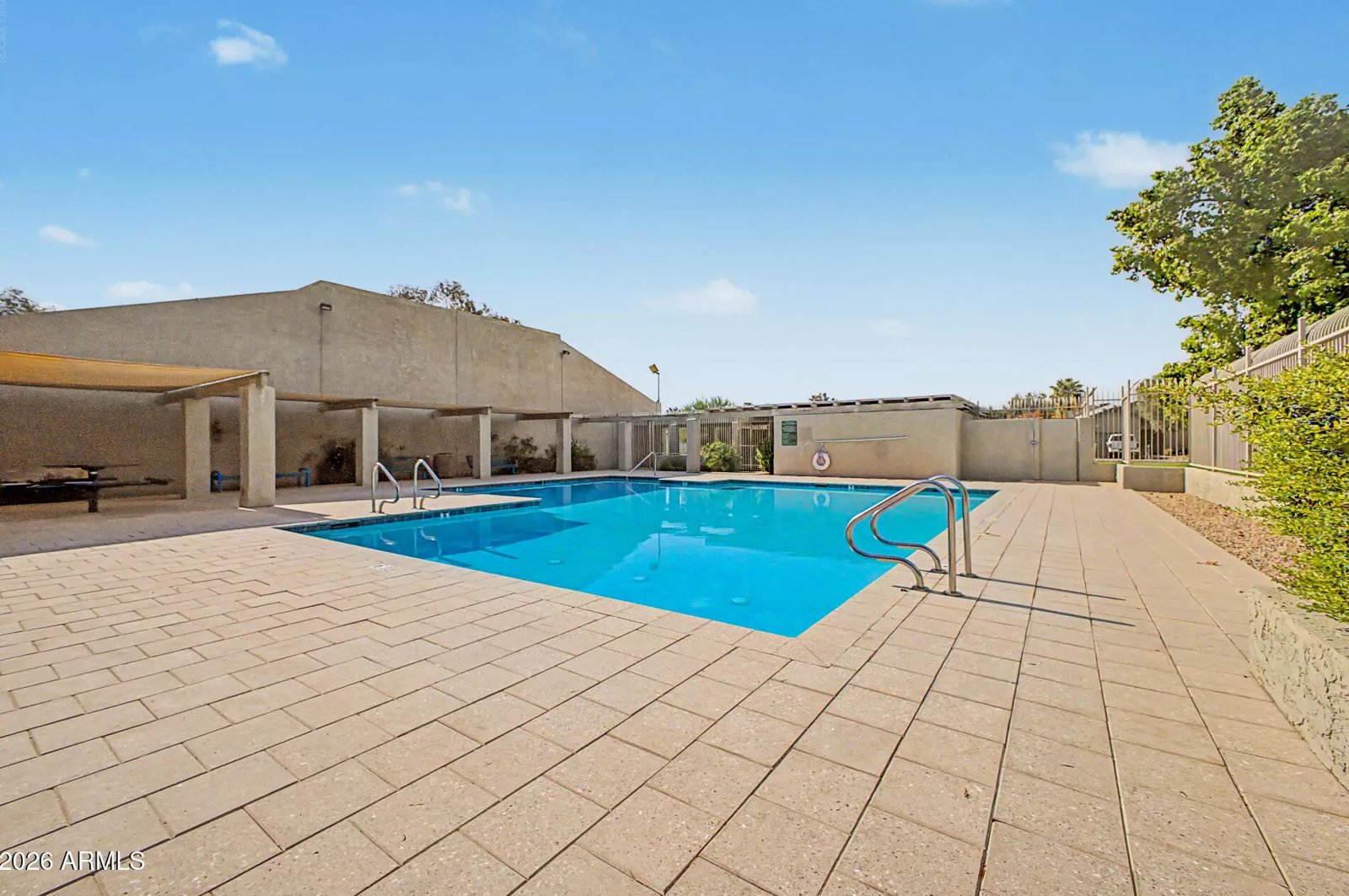 Community pool near a Glendale, Arizona brokerage listing