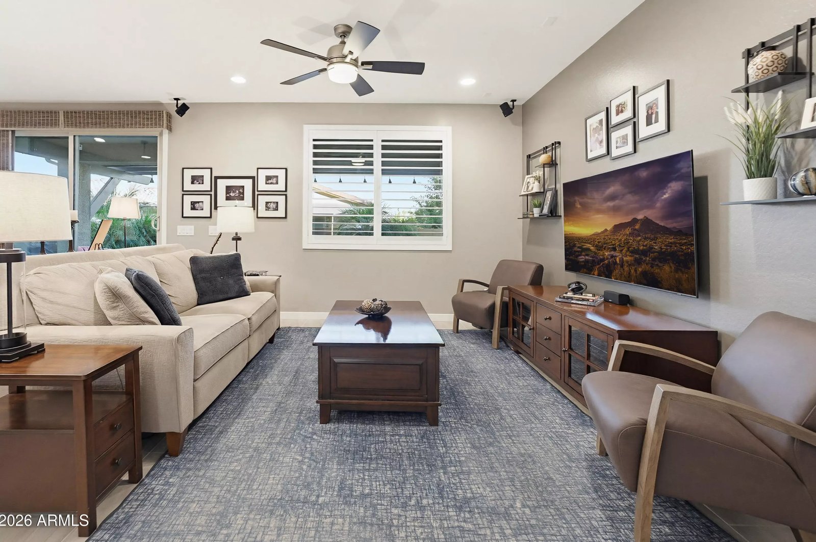 Living room in a Surprise, Arizona brokerage listing